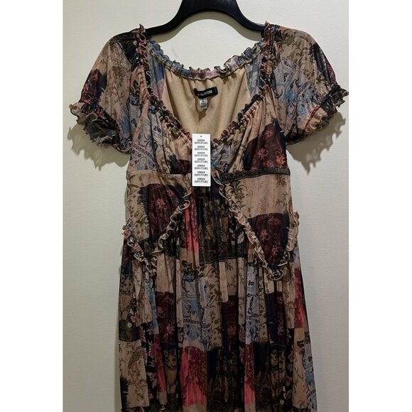 Urban Outfitters Dresses & Skirts - NWT Urban Outfitters Patchwork Print Sammy Sparkle Mini Dress ~ Med